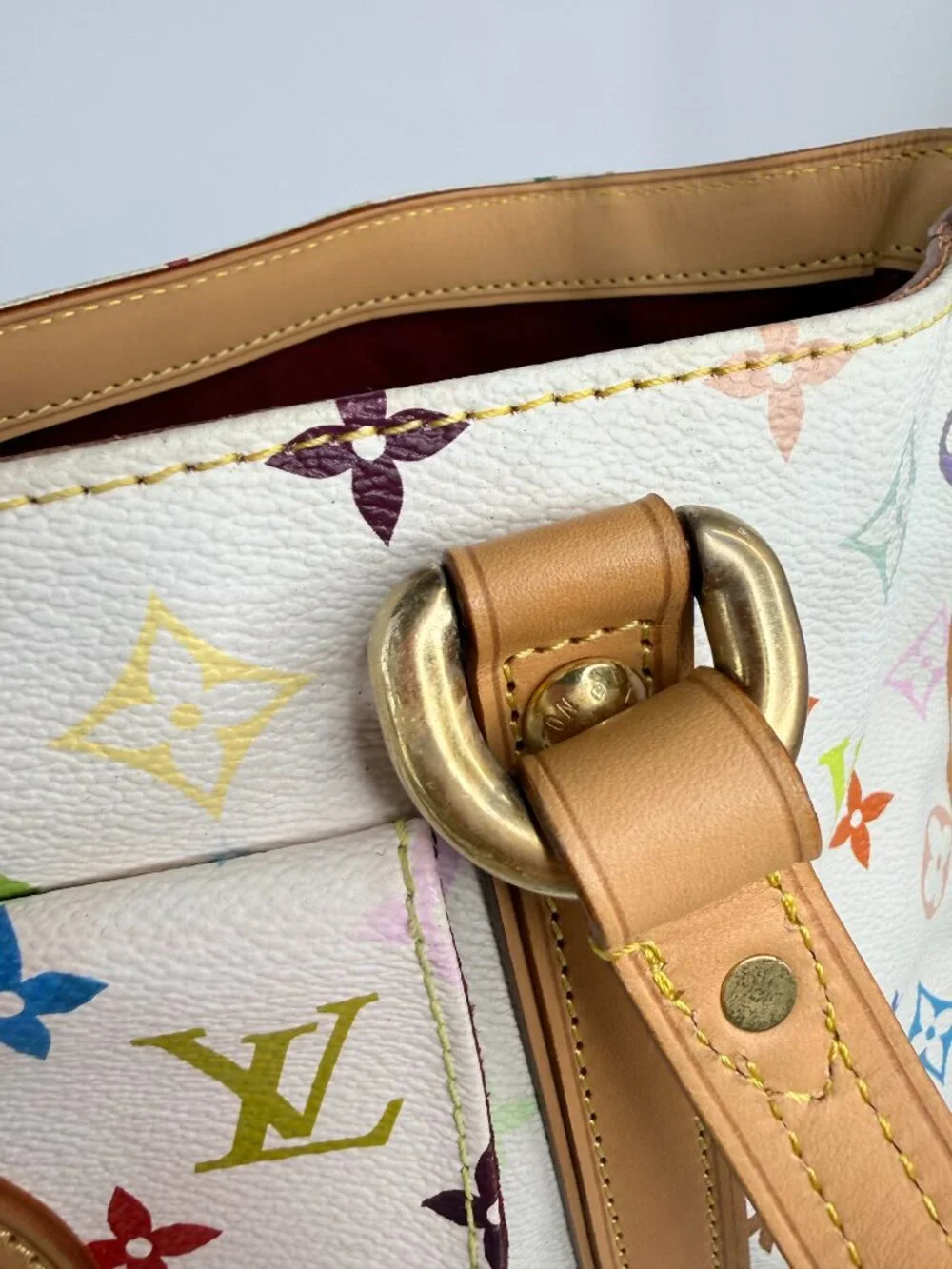 louis vuitton cabas piano handbag monogram multicolor